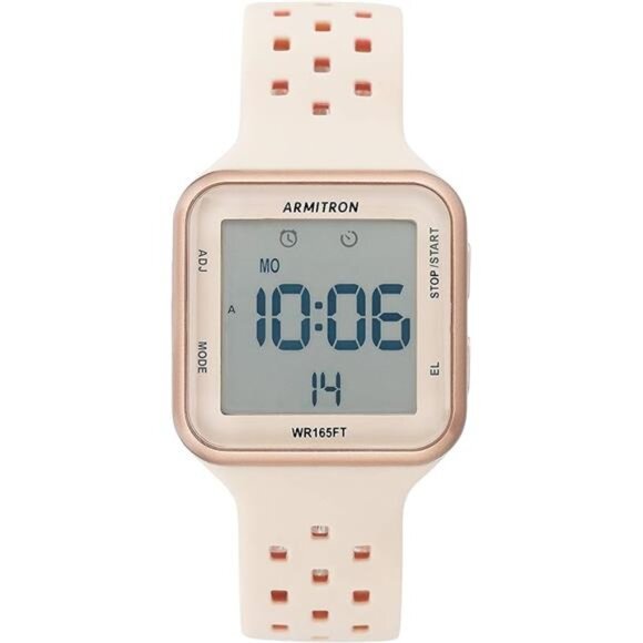 Armitron Sport Unisex Digital Chronograph Silicone Strap Watch, 40/8417 - Picture 6 of 6